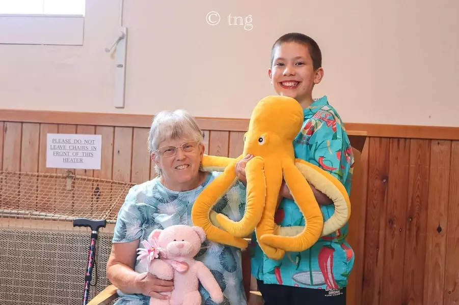 Mr. Octopus decided to join the party!